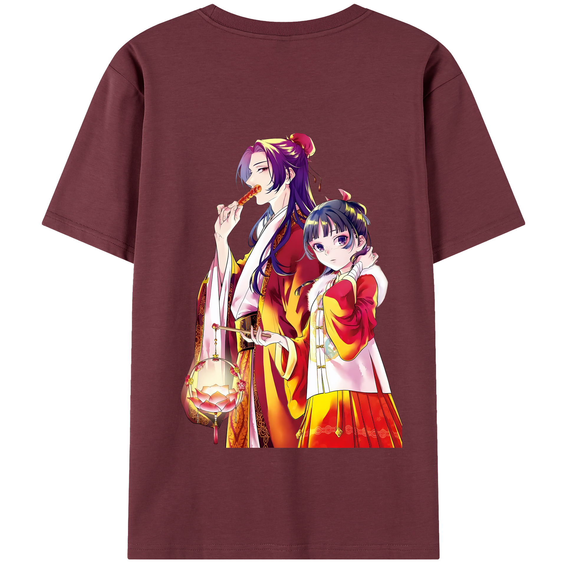 （画像用） 薬屋のひとりごと The Apothecary Diaries 綿100％半袖Tシャツ（背面プリント）